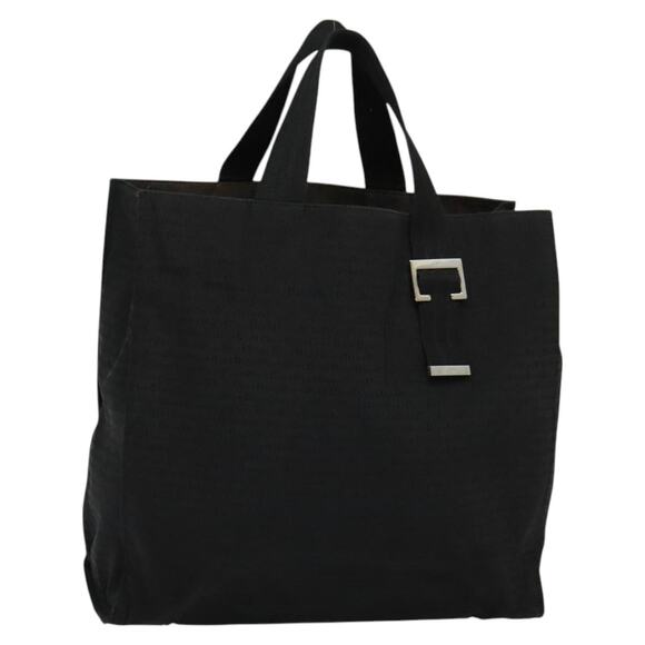 DIOR Hand Bag Canvas Black Silver - Picture 1 of 12